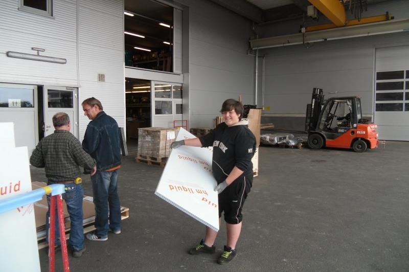 Die Auswertung, also wer welchen Platz belegt und welchen Preis ...